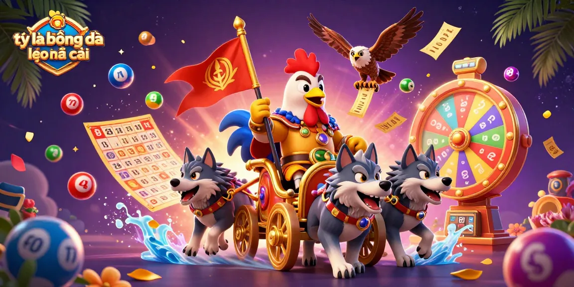 Bet on tỷ lệ bóng đá kèo nhà cái with dynamic casino illustration and vibrant gaming elements.